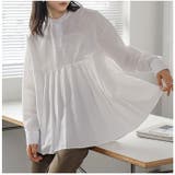 ブラウス トップス 体型カバー プリーツ かわいい wbls9166 | BACKYARD FAMILY | 詳細画像7 