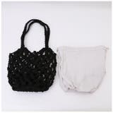 編みバッグ カゴバッグ 巾着付き かわいい lbebag194 | BACKYARD FAMILY | 詳細画像14