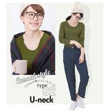 裏起毛カットソー 長袖 Uネック Vネック タートルネック | BACKYARD FAMILY | 詳細画像25