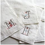 Shinzi Katoh イニシャル ルルベ タオルハンカチ | BACKYARD FAMILY | 詳細画像4