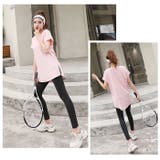 ヨガウェア スポーツウェア トップス Tシャツ 体型カバー ygw026 | BACKYARD FAMILY | 詳細画像3 