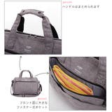 anello 杢調ポリ 2WAY 拡張ボストンバッグ AT-C2611 | BACKYARD FAMILY | 詳細画像12