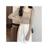 ニット トップス レディース 長袖 きれいめ pft2549 | BACKYARD FAMILY | 詳細画像9 