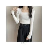 ニット トップス レディース 長袖 きれいめ pft2549 | BACKYARD FAMILY | 詳細画像10 