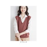 ニット ベスト Vネック 春秋冬 ysvest5258 | BACKYARD FAMILY | 詳細画像16 