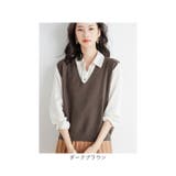 ニット ベスト Vネック 春秋冬 ysvest5258 | BACKYARD FAMILY | 詳細画像18 