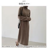 ロングワンピース ニット タートルネック mmop822c | BACKYARD FAMILY | 詳細画像3