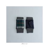 WOMEN タータンチェックフィンガーレスグローブ | BACKYARD FAMILY | 詳細画像7 