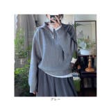 韓国風 ハーフジップニット セーター mmjns904c | BACKYARD FAMILY | 詳細画像12
