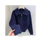 韓国風 セーター ハーフジップ トップス mmjns904d | BACKYARD FAMILY | 詳細画像15