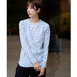 JEMORGAN レディース ワッフル花柄ラグランロンＴ(パック入り) | BACKYARD FAMILY | 詳細画像11 