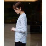 JEMORGAN レディース ワッフル花柄ラグランロンＴ(パック入り) | BACKYARD FAMILY | 詳細画像12 