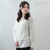 JEMORGAN レディース ワッフル花柄ラグランロンT(パック入り) | BACKYARD FAMILY | 詳細画像2