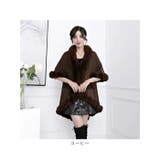 ファーポンチョ おしゃれ mmfpch927b | BACKYARD FAMILY | 詳細画像12