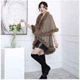 ファーポンチョ おしゃれ mmfpch927b | BACKYARD FAMILY | 詳細画像7