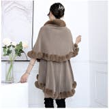 ファーポンチョ おしゃれ mmfpch927b | BACKYARD FAMILY | 詳細画像8