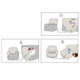 リクライニングチェアカバー PUレザー 肘付き 1人掛け pmysofa16 | BACKYARD FAMILY | 詳細画像9 
