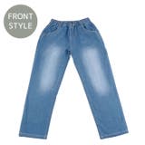 Njeans26003 ゆったりサイズ ストレッチデニムストレートパンツ | BACKYARD FAMILY | 詳細画像5 