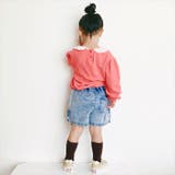 Njeans81016 ケミカルデニム 編み上げスカート風ショートパンツ | BACKYARD FAMILY | 詳細画像3 