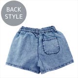 Njeans81016 ケミカルデニム 編み上げスカート風ショートパンツ | BACKYARD FAMILY | 詳細画像10 