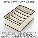 炭消臭 仕切収納ケース 6ポケット | BACKYARD FAMILY | 詳細画像3
