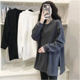 Ｔシャツ 長袖 レディース トップス 春 秋 aml023 | BACKYARD FAMILY | 詳細画像4 