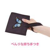 蝶モチーフのナイロン素材折りたたみ財布 | BACKYARD FAMILY | 詳細画像4