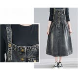 デニム ジャンパースカート 体形カバー おしゃれ gop6039 | BACKYARD FAMILY | 詳細画像9 