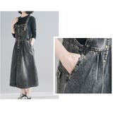 デニム ジャンパースカート 体形カバー おしゃれ gop6039 | BACKYARD FAMILY | 詳細画像10 