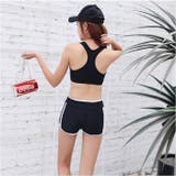 水着体型カバー スポーティー 3点セット mmss213i | BACKYARD FAMILY | 詳細画像8