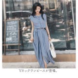 Vネックワンピース ノースリーブ mmsvd25c | BACKYARD FAMILY | 詳細画像2 