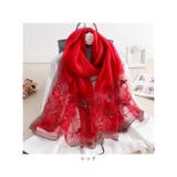 ストール 花柄刺繍 大判 mmsl227k | BACKYARD FAMILY | 詳細画像11 