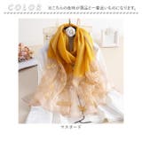 ストール 花柄刺繍 大判 mmsl227k | BACKYARD FAMILY | 詳細画像8 