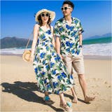 親子ペア ワンピース アロハシャツ 水着 | BACKYARD FAMILY | 詳細画像3