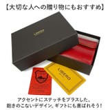 LIBERO リベロ 栃木レザー ステッチデザイン かぶせ 2つ折財布 | BACKYARD FAMILY | 詳細画像9 