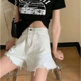 ショートパンツ デニム ハイウエスト レディース | BACKYARD FAMILY | 詳細画像5 