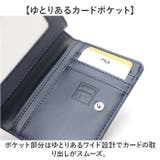 FILA ドットロゴ型押し ファスナー&パスケース付き 2つ折り財布 | BACKYARD FAMILY | 詳細画像7