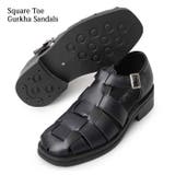 glabella SQUARE TOE GURKHA SANDALS | BACKYARD FAMILY | 詳細画像11 