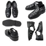 glabella SQUARE TOE GURKHA SANDALS | BACKYARD FAMILY | 詳細画像15 