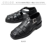 glabella SQUARE TOE GURKHA SANDALS | BACKYARD FAMILY | 詳細画像19 