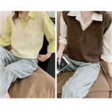 Vネックベスト カジュアル ノースリーブ mmcvest27d | BACKYARD FAMILY | 詳細画像9 