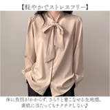 リボンブラウス トップス mmrtops27b | BACKYARD FAMILY | 詳細画像7
