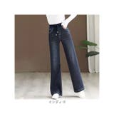 ワイドパンツ デニムパンツ レディース ロング | BACKYARD FAMILY | 詳細画像16 
