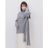 フリンジマフラーニット | BACKYARD FAMILY | 詳細画像3 