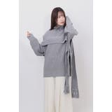 フリンジマフラーニット | BACKYARD FAMILY | 詳細画像5 