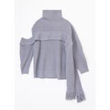 フリンジマフラーニット | BACKYARD FAMILY | 詳細画像8 