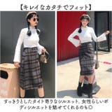 Aラインロングスカート レトロ風チェックスカート mmlsk28g | BACKYARD FAMILY | 詳細画像6