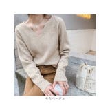 リブニットトップス シンプル mmvtops3a | BACKYARD FAMILY | 詳細画像12