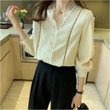 ブラウス レディース きれいめ 40代 春秋新作 | BACKYARD FAMILY | 詳細画像12 