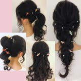 おりづるのヘアアクセサリー赤・金(Uピン14本セット) | BACKYARD FAMILY | 詳細画像4